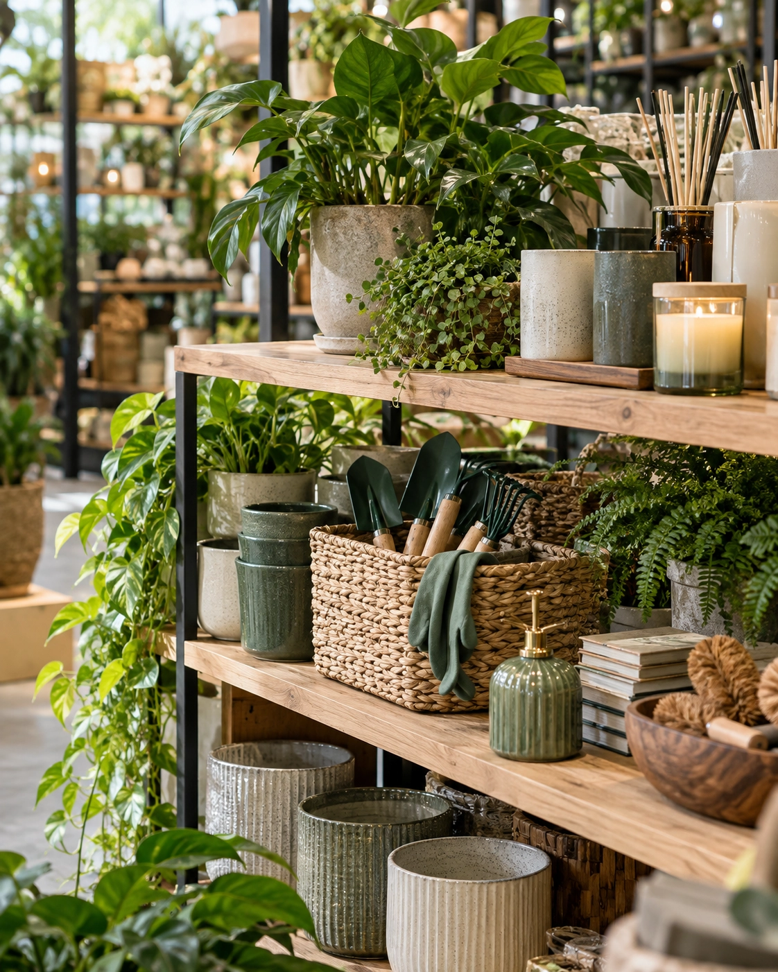 Voorbeeld sfeerafbeelding in een tuincentrum van Tuincentra Totaal