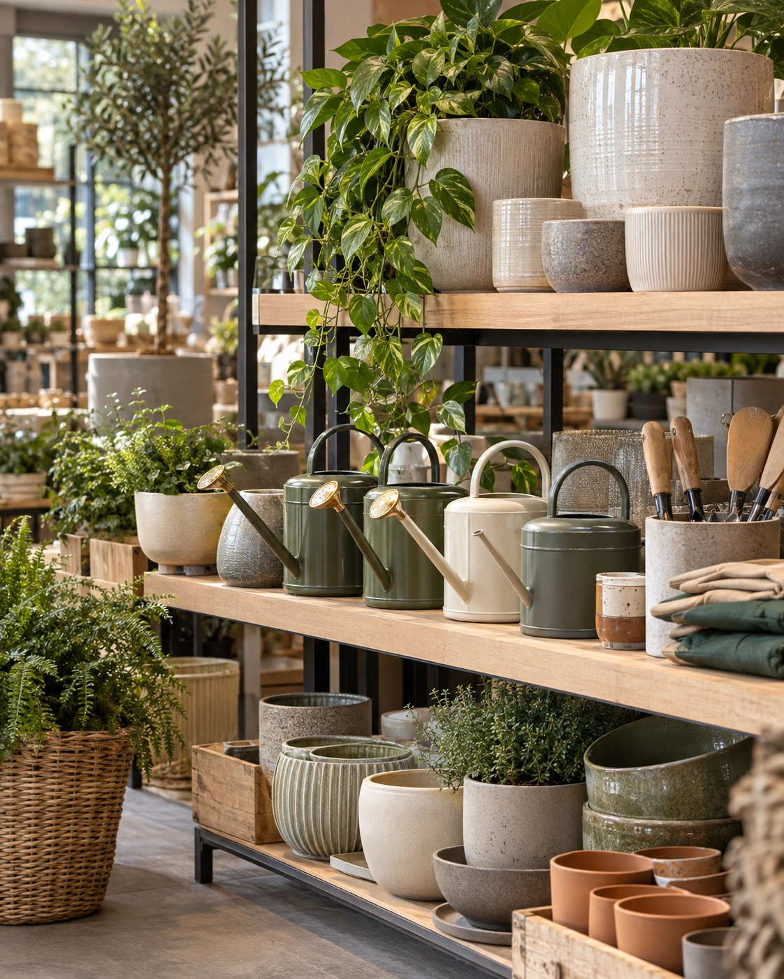 Voorbeeld sfeerafbeelding in een tuincentrum van Tuincentra Totaal