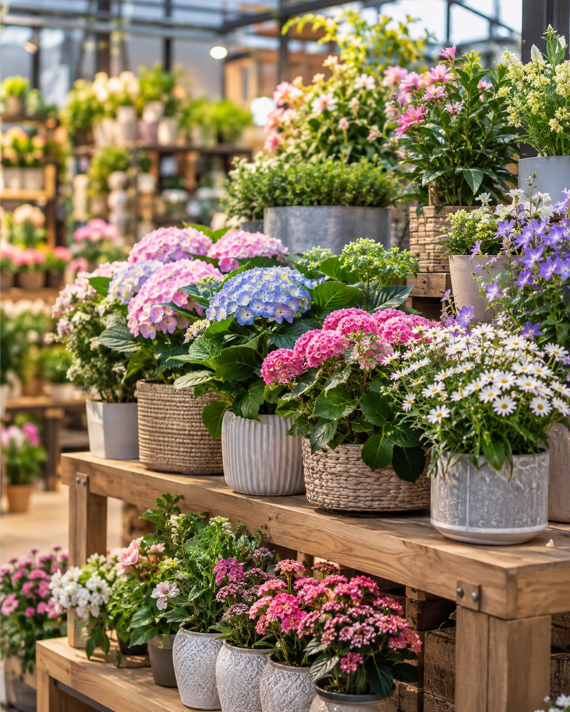 Voorbeeld sfeerafbeelding in een tuincentrum van Tuincentra Totaal