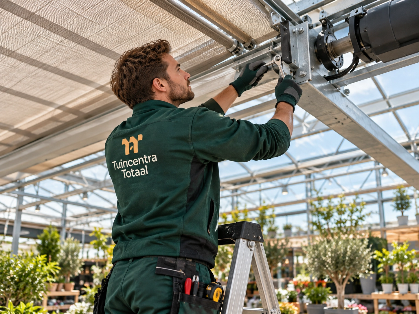 Reparatie uitgevoerd door Tuincentra Totaal
